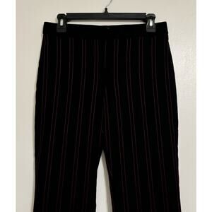 Black and Red Vintage International Concepts Striped Low Rise Pants 6